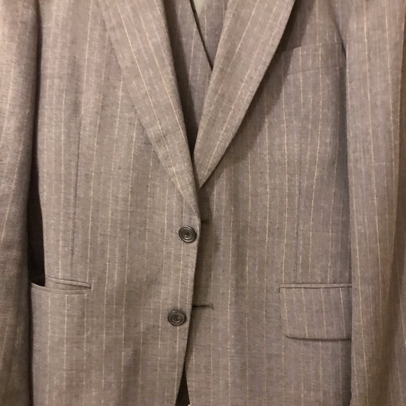 Vintage Mens Blazer & Waist coat Grey Size Small - Picture 2 of 12